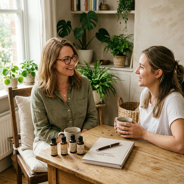 Wellness coach i klientka podczas konsultacji — proces współpracy Blisko Natury